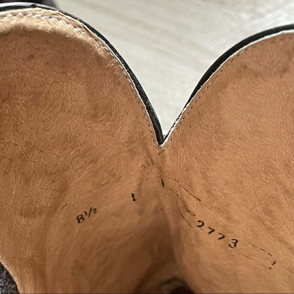 Safari exotic black leather boots size 8.5 - Picture 9 of 11